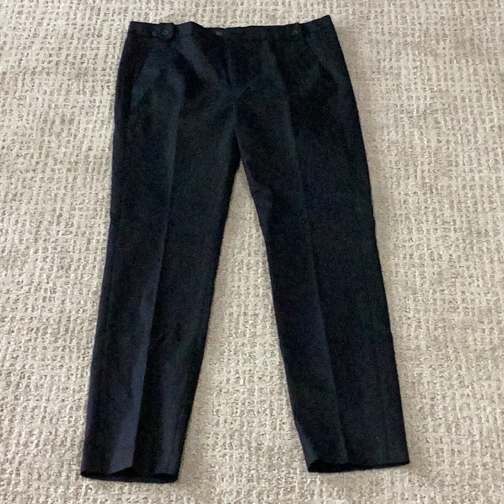 Zara Black Tailored Trousers with Straight Leg